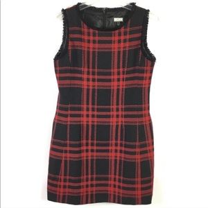 Mismash Womens Plaid Dress Sleeveless Size Medium
